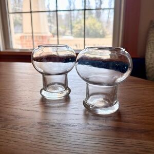 Vintage Glass Votive Candle Holders - “Ten Forward” Collectible Glasses